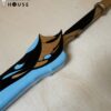 Emerald Of Genesis LED Sword Wuthering Waves for Rover Cosplay EVA Foam Prop for Costume or Wall Decoration
