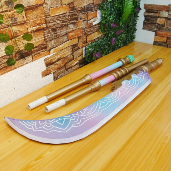 Mira Polearm K-Pop Demon Hunters for Mira Cosplay EVA Foam Prop for Costume or Wall Decoration