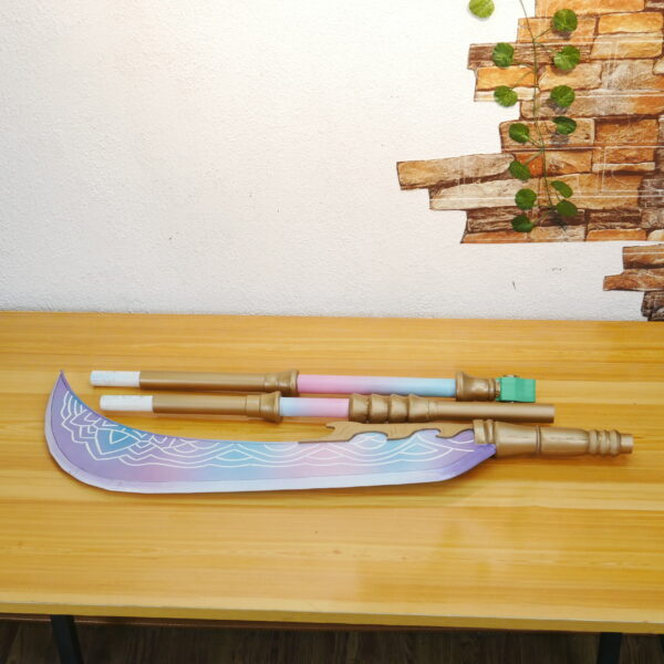 Mira Polearm K-Pop Demon Hunters for Mira Cosplay EVA Foam Prop for Costume or Wall Decoration