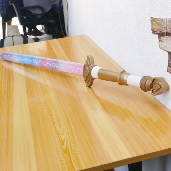 P1370114 Rumi Sword K-Pop Demon Hunters for Rumi Cosplay EVA Foam Prop for Costume or Wall Decoration