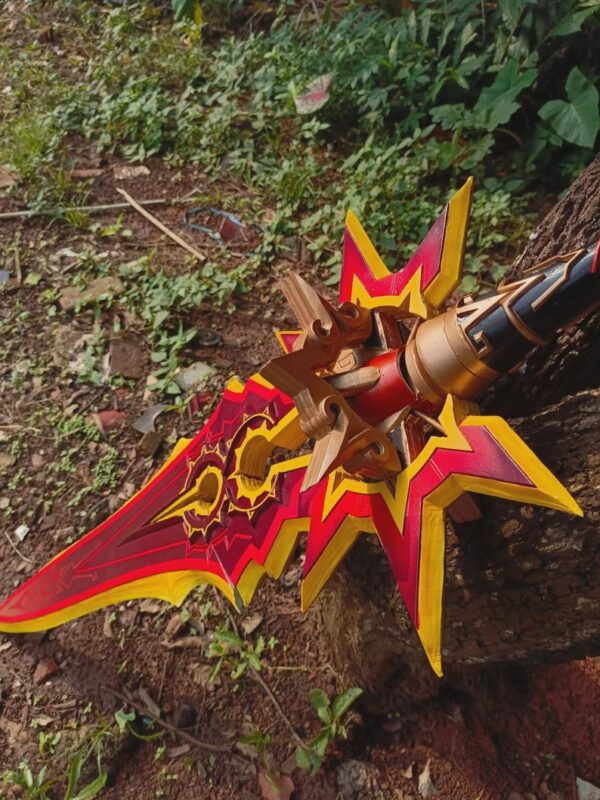 Mavuika Claymore Thousand Blazing Suns Genshin Impact for Cosplay or Wall Decoration
