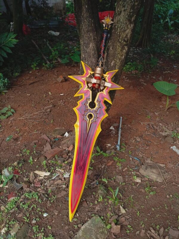 Mavuika Claymore Thousand Blazing Suns Genshin Impact for Cosplay or Wall Decoration