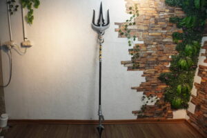 Lunafreya Trident Trident of the Oracle Final Fantasy XV EVA Foam Prop for Cosplay Costume or Wall Decoration