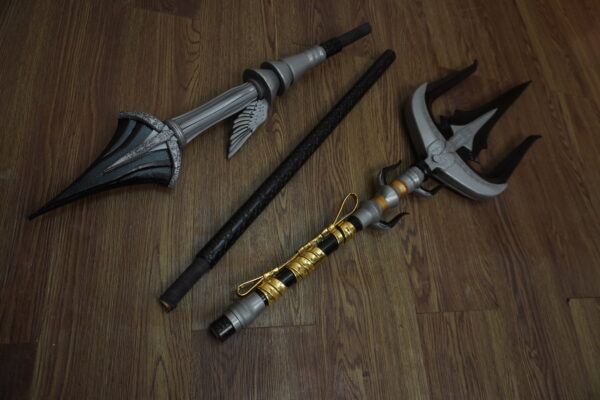 Lunafreya Trident Trident of the Oracle Final Fantasy XV EVA Foam Prop for Cosplay Costume or Wall Decoration