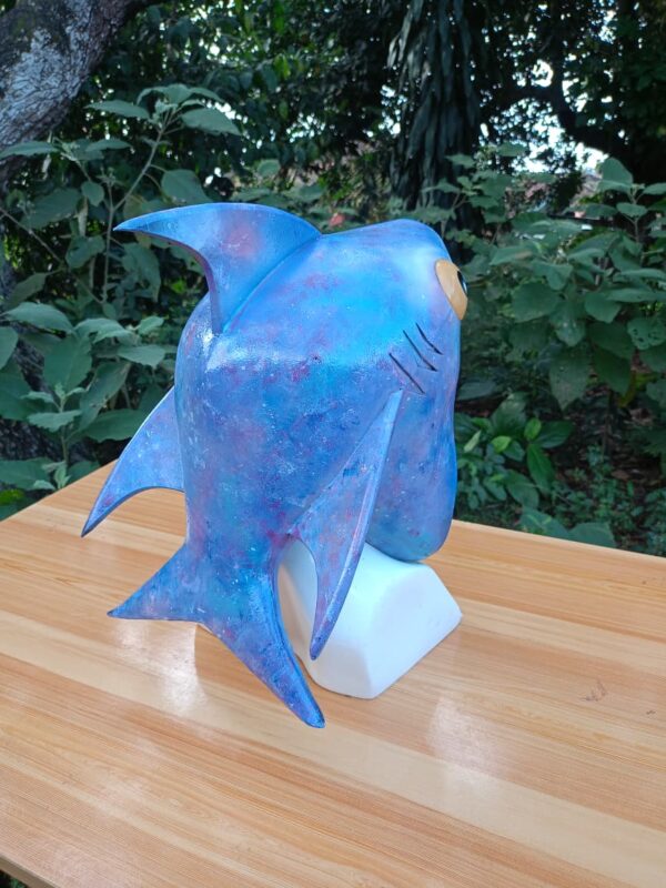 Basic Shark Hat Free Fire Cosplay EVA Foam Prop for Costume or Wall Decoration