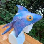 Basic Shark Hat Free Fire Cosplay EVA Foam Prop for Costume or Wall Decoration