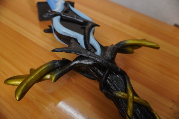 Fleurdelys Sword LED Wuthering Waves for Cartethyia Cosplay Acrylic Prop for Costume or Wall Decoration