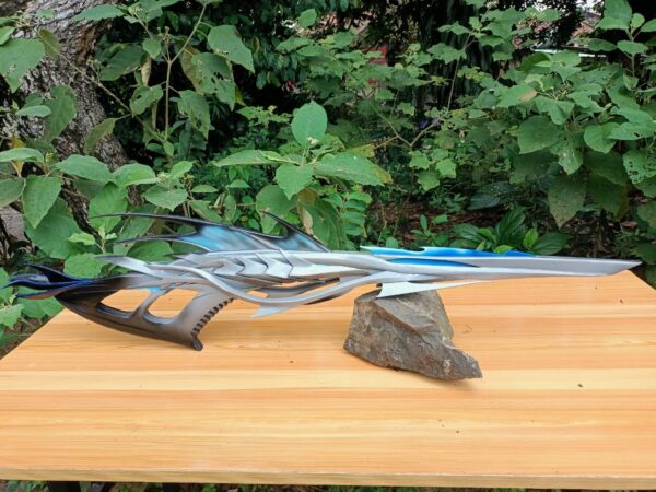 Fish Gun Shotgun M1014 Free Fire Cosplay EVA Foam Prop for Costume or Wall Decoration